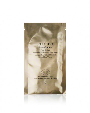 Shiseido BENEFIANCE Pure Retinol Intensive Revitalizing Face Mask Mascarilla revitalizante 4 unidades