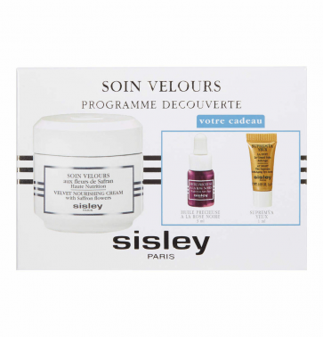 Sisley Lote SOIN VELOURS AUX FLEURS DE SAFRAN Set de cuidado facial