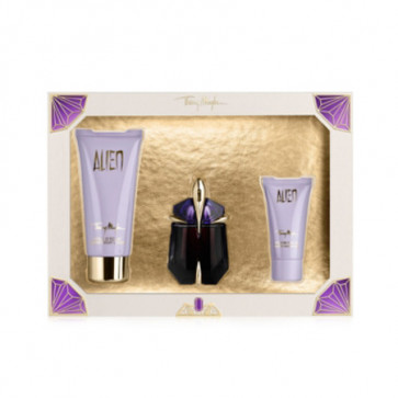 Thierry Mugler Lote ALIEN Eau de parfum Vaporizador 30 ml + Gel de ducha 30 ml + Loción corporal 30 ml + Neceser
