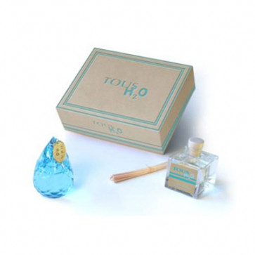 Tous Lote H2O Eau de toilette Vaporizador 50 ml + Ambientador de Palitos de Madera