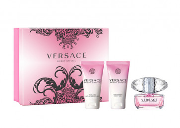 Versace Lote BRIGHT CRYSTAL Eau de toilette Vaporizador 50 ml + Loción corporal 50 ml + Gel 50 ml