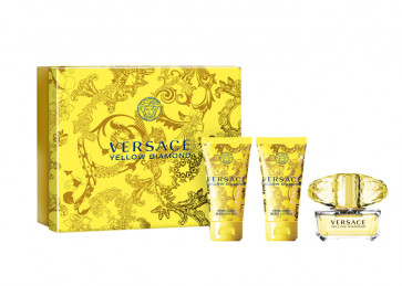 Versace Lote YELLOW DIAMOND Eau de toilette Vaporizador 50 ml + Loción corporal 50 ml + Gel 50 ml