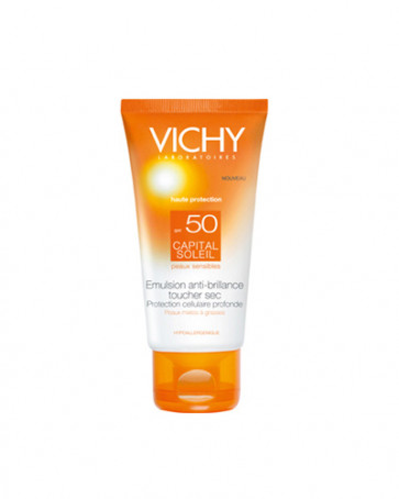 Vichy CAPITAL SOLEIL Emulsion SPF 50 Protector solar rostro 50 ml