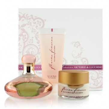 Victorio & Lucchino Lote FLORES FRESCAS Eau de toilette Vaporizador 125 ml + Gel 75 ml + Loción Corporal 75 ml