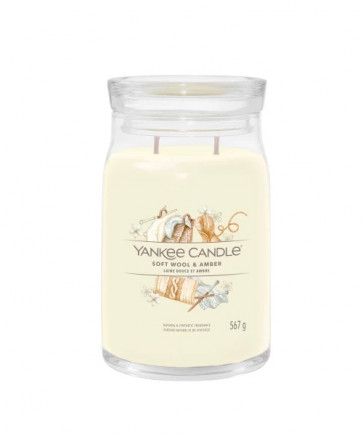 Yankee Candle Soft Wool & Amber Scented Candle 1 ud