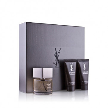 Yves Saint Laurent Lote L'HOMME Eau de toilette Vaporizador 100 ml + Gel de baño 50 ml + Aftershave 50 ml