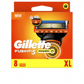 Gillette Fusion 5 Power Cuchilla de afeitar [Recarga] 8 ud