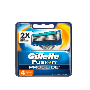 Gillette FUSION PROGLIDE Recambio de Cuchilla de Afeitar 4 u
