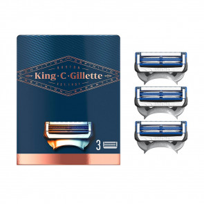 Gillette King Neck razor blades [Recarga] 3 ud