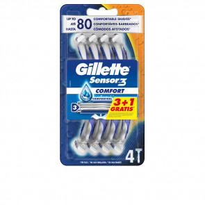 Gillette Sensor3 Comfort Cuchilla de afeitar desechable 4 ud