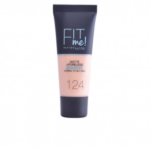 Maybelline FIT ME MATTE+PORELESS Foundation 124 Soft Sand