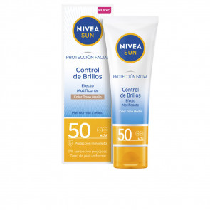 Nivea Sun Protección Facial Control de brillos SPF50 - Tono Medio 50 ml