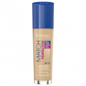 Rimmel MATCH PERFECTION Foundation 102 Light Nude 30 ml