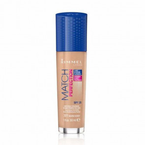 Rimmel MATCH PERFECTION Foundation 301 Warm Honey 30 ml