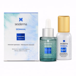 Sesderma Lote Sesmahal Hyaluronic vitamin C Intensive hydration Set de cuidado facial