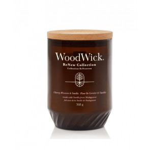 Woodwick Cherry Blossom & Vanilla - ReNew Scented Candle 1 ud