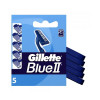 Gillette Blue II Razor Blades 5 ud